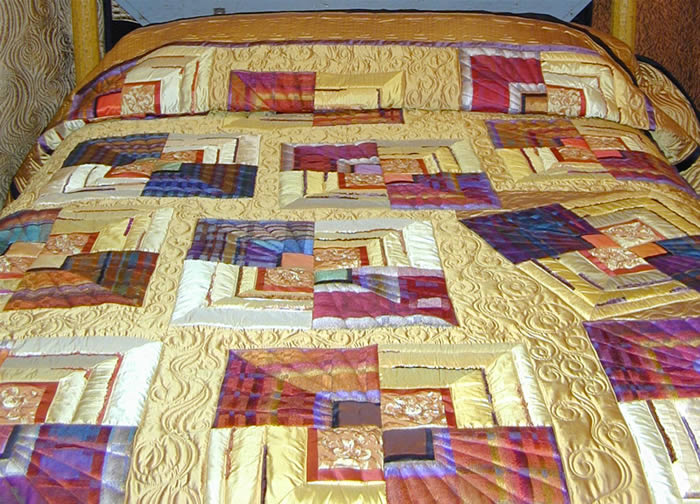 Cento VI One of a Kind Silk Quilt ~ Registry #91105