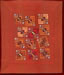 Cento IV ~ Registry #90180 ~ SOLD<br>Handwoven silks by Susan Neal on Henna duppioni silk and bright rust silk backing. Cotton Batting.<br>108" x 120" ~ $4860.00